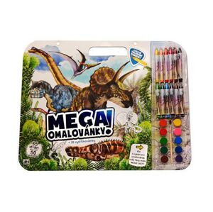 Dinosauři - Mega omalovánkový set - neuveden