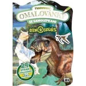 Dinosauři - Tvarované omalovánky se samolepkami (1) - neuveden