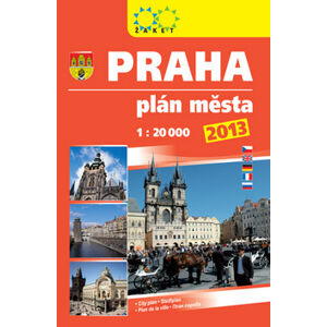 Praha plán města 1: 20 000