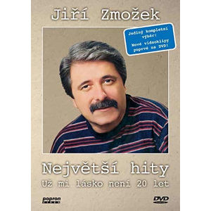 Jiří Zmožek - Největší hity - Už mi lásko není 20 let - DVD - neuveden