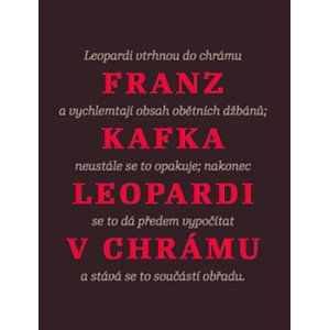 Leopardi v chrámu - Kafka Franz